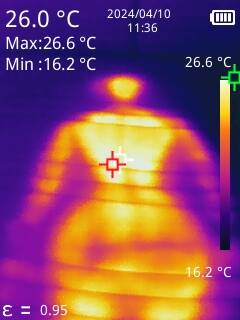 Origin Hybrid Pro temperature map